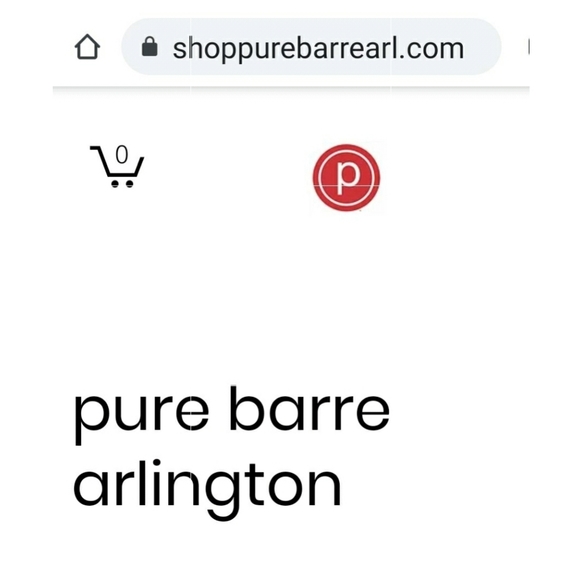 NWT Pure Barre Ombre Circle P Tank - Picture 4 of 4